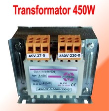 Steuer  Transformator Typ A 450W 42-24-0-400-230-0V Steuertrafo MIG /  WIG