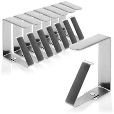 8x Premium Tischdeckenklammer