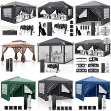 Faltpavillon 3x3m/3x6m Gartenzelt Partyzelt Gartenzelt Wasserdicht UV-Schutz