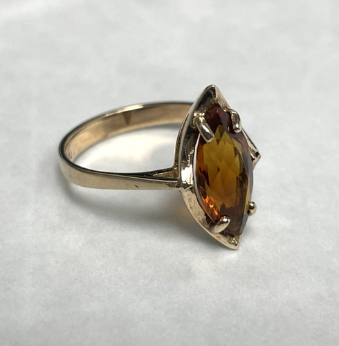 Vintage ring gelbgold - vintage,