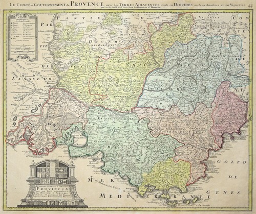 Provence original kupferstich - original,