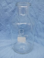Schott DURAN® Weithals-Standflasche, ungeschliffen, klar, 2000 ml