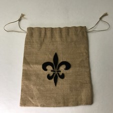Fleur de Lys Drawstring Bag