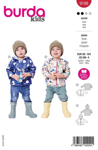 Schnittmuster kinderjacke - schnittmuster,