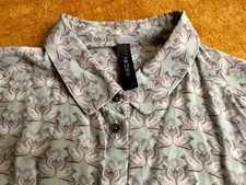 MARCCAIN tolle Bluse Seide mit Schwanenmotiv (38)