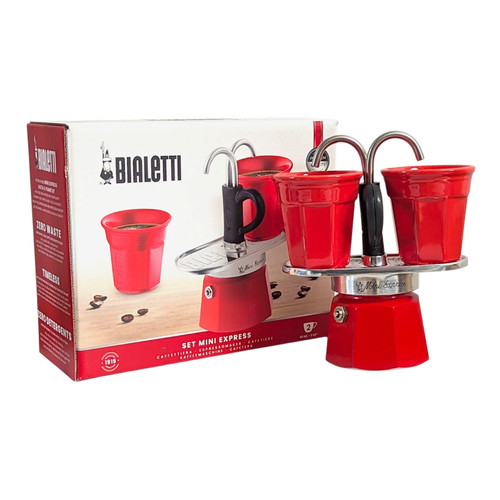 Bialetti caffettiera rot set - caffettiera,