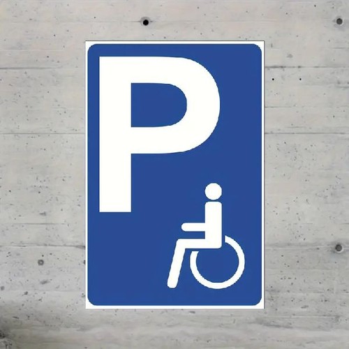Blechschild parkplatz - blechschild,