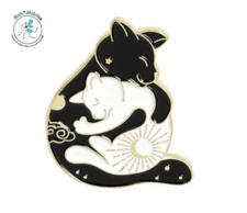 Anstecker Hund Katze Liebe Tag