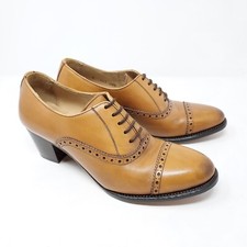 Shoepassion 161 Quarter-Brogue Oxford Pumps Cognac/Hellbraun (EU 38 UK 5 USL 7)
