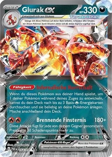 Pokémon glurak - ex, |
