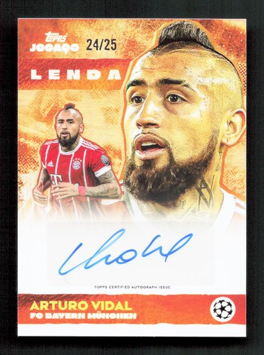Topps arturo vidal orange - arturo,