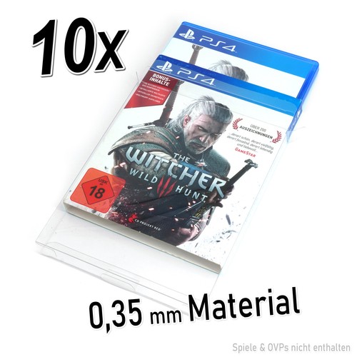 10x schutzhüllen ps3 - ps4, ps5