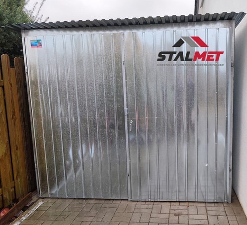 Blechgarage 3x3m - +,