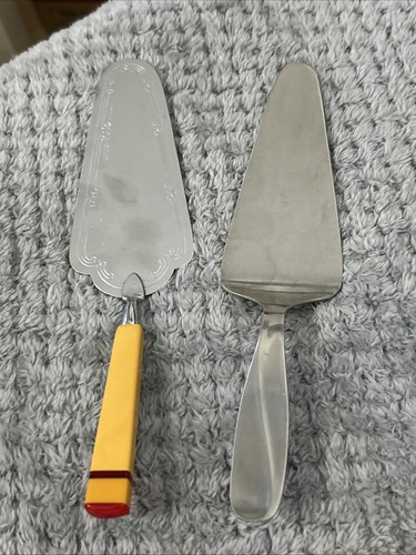 Tortenheber silber - 2x,