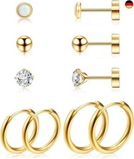 5 Paar Medizinische Ohrstecker