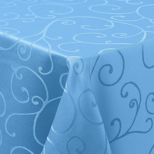 Blau tischdecke 130x130cm - tischdecke,