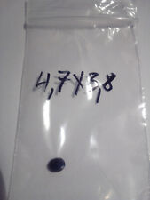 1 echter oval facet dark blue Saphire mitternachtsblauer Saphir ca. 4,7 x 3,8 mm