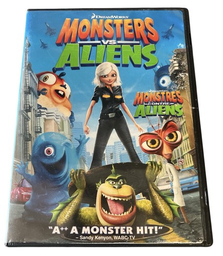 Monsters aliens dvd - monsters, vs