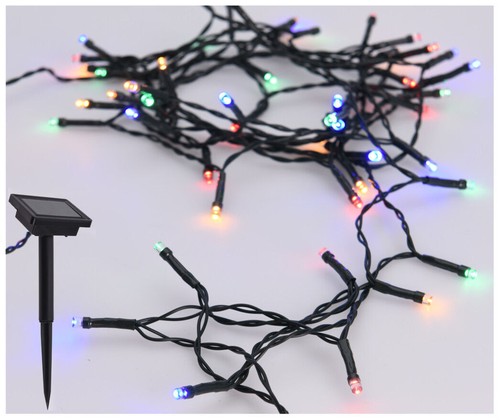 Solar draht lichterkette bunt - draht,