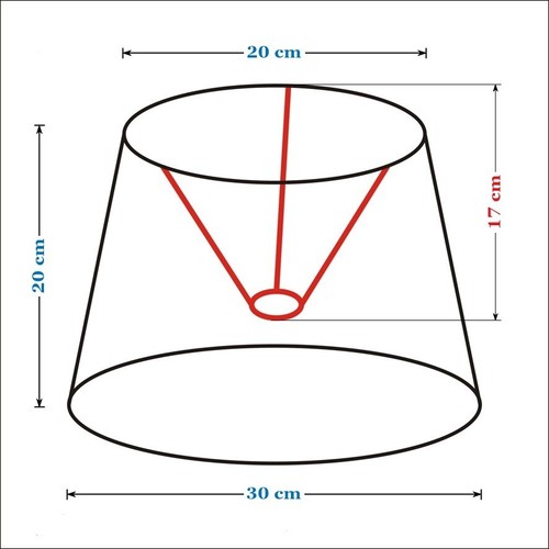 Lampenschirm kegel dunkelgrün - lampenschirm,