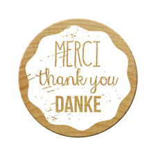 Woodies Holz Stempel, Danke