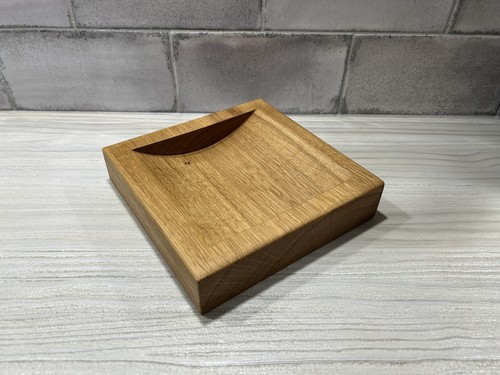 Holzschale aus eiche - holzschale,