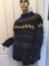 Flauschig Pullover Mohair