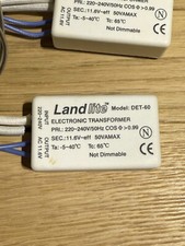 2x MINITRAFO 1 60VA 12V AC