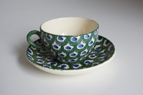 Tasse mit untertasse antik - mit,