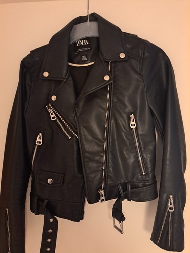 Lederjacke damen von zara - xs,