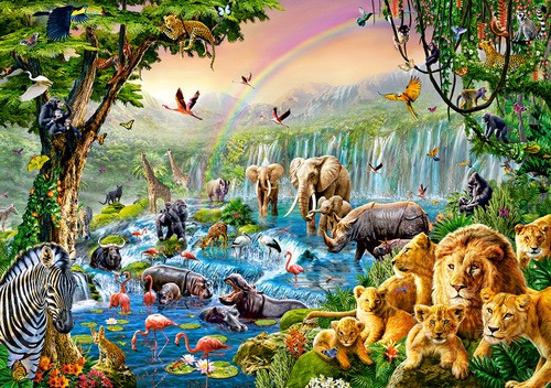 Puzzle exotische - (500,