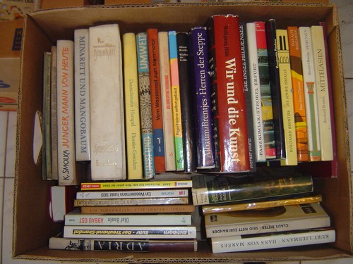 Große kiste bücher - kiste,