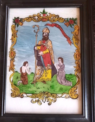 Hinterglasbild maximilian - hl.,