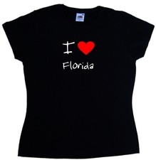 I Love Heart Florida Damen