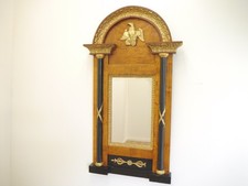 Biedermeier Spiegel Birke mit