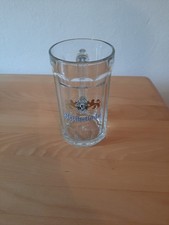 Glas Bierkrug Kulmbacher Reichelbräu 0,5l Krug Oberfranken Bierseidl Glaskrug