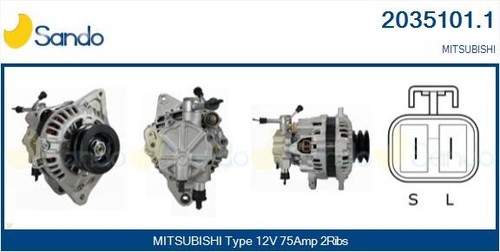 Sando lichtmaschine 2035101 - lichtmaschine, 2035101.1