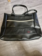 Feuerwear Shopper Dan Handtasche Umhängetasche, Schwarz/Rot, 15L