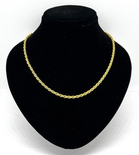 Modeschmuck Kette, Vergoldet