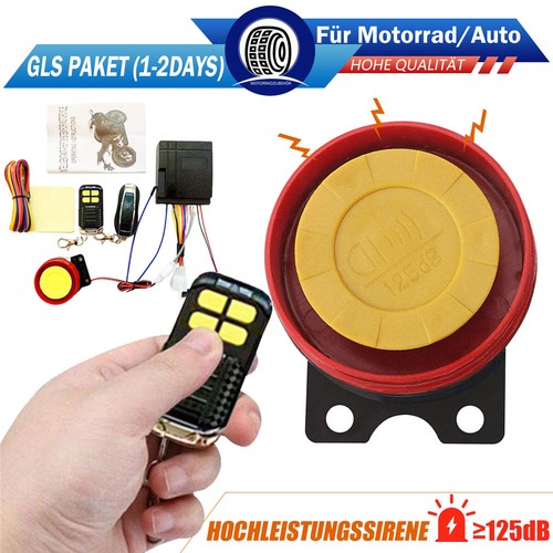 Motorrad alarmanlage mit - alarmanlage,