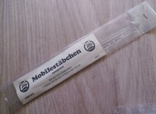 4 transparente Stäbchen für