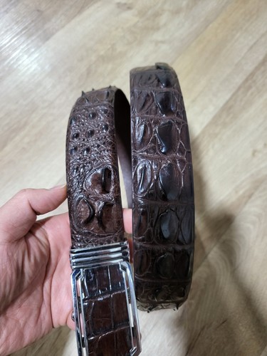 Gürtel aus krokodilleder - gürtel,