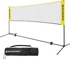 Tragbares Netz 5m höhenverstellbar Badminton Tennis Volleyball Outdoor mit Tasch