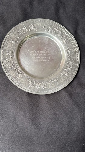 Ehrenteller wmf reinzinn - wmf, +