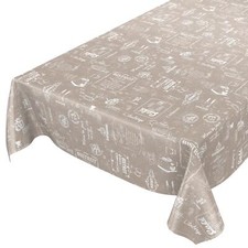 Tischdecke cafe bistrot beige - cafe,