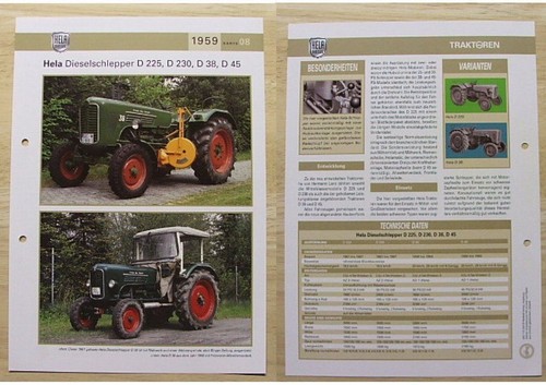 Hela hermann lanz - hela, traktor
