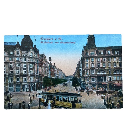 Postkarte frankfurt - postkarte,