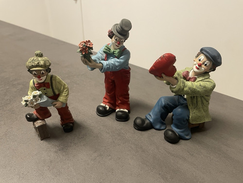 3er set gilde - clown, figuren