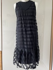Kleid Schwarz Gestreift N3 N4
