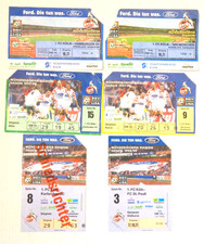 6 Heimspiel Ticket`s - 1. FC Köln = Saison 1996/97-97/98-98/99
